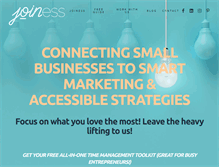 Tablet Screenshot of joiness.com